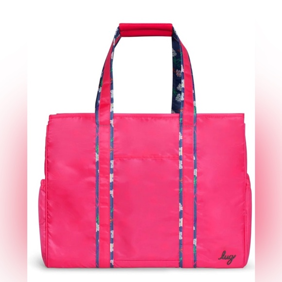 🦩RARE🦩 Sold out everywhere Lug  Rover XL  Tote Bag - NWT - Picture 3 of 13